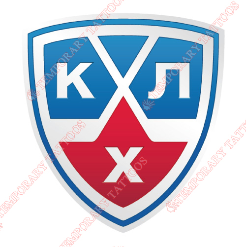 Kontinental Hockey League Customize Temporary Tattoos Stickers NO.7265